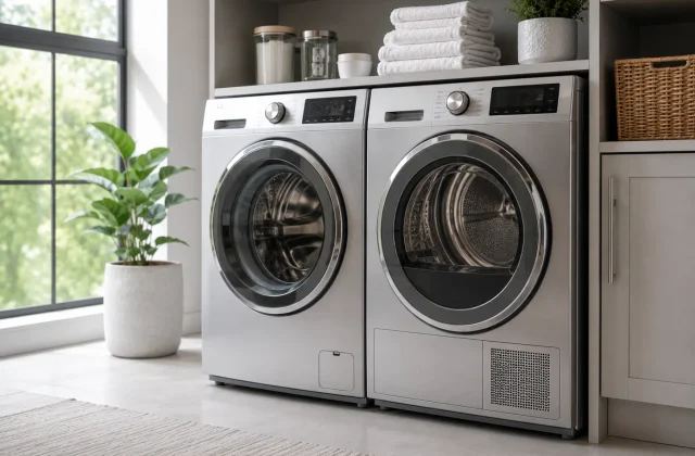 modern front-load dryer