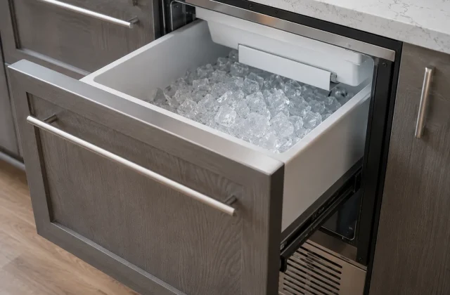 built-in undercounter ice maker